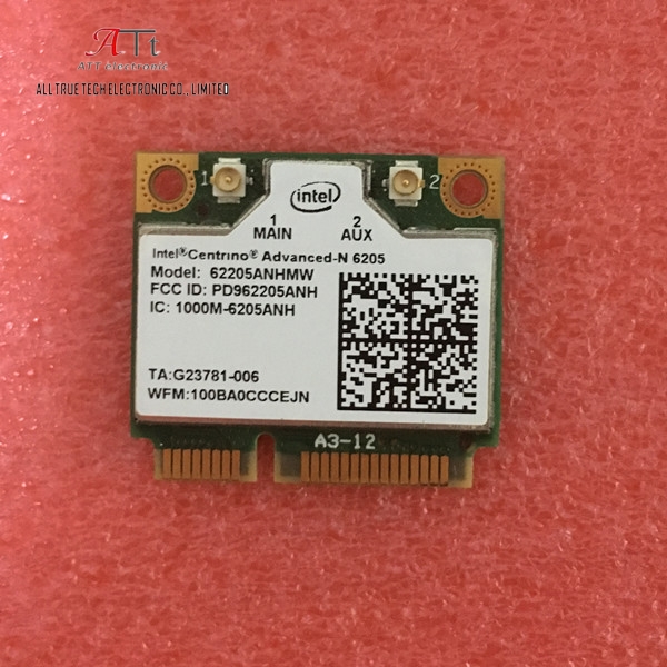 Vag software ecstasy Intel Centrino Advanced-N 6205, Dual Band 62205ANHMW 802.11a/b/g/n  2.4G/5.0Ghz Wireless Mini PCI-E Card